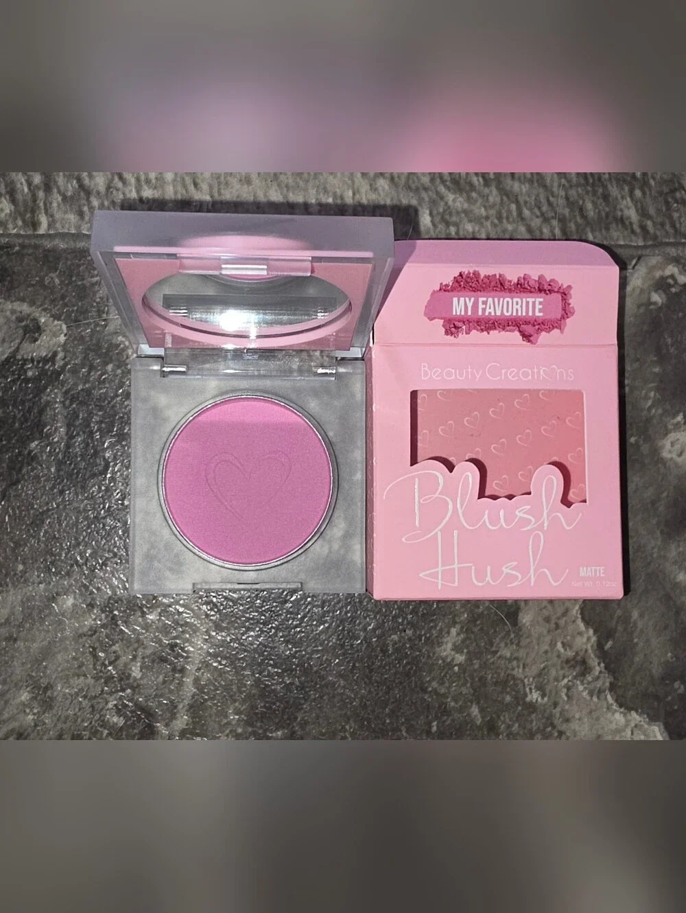 Beauty Creations Blush Hush Powder Blush In My Favorite 0.12oz BNIB